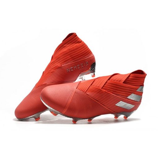 Adidas Nemeziz 19+ FG Rood Zilver_10.jpg